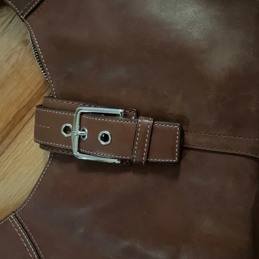 Coach vintage Hamilton brown leather hobo bag. Mini bag - Picture 2 of 10